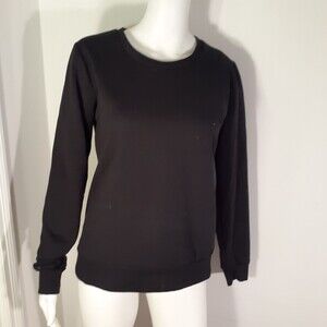 Zenana Outfitters black shirt top small s knit career casual shirt